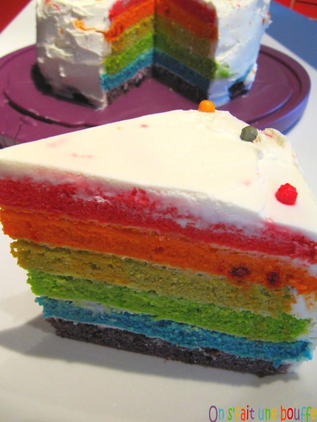 Rainbow Cake.