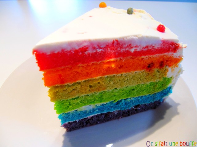 Rainbow Cake.